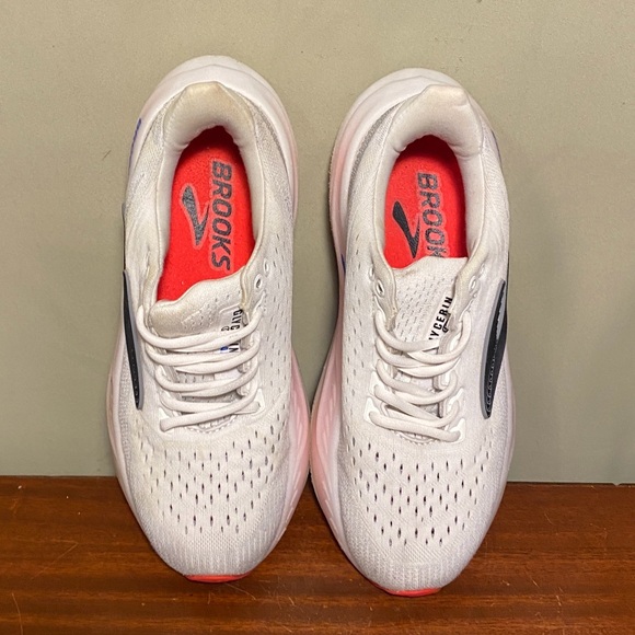 Brooks Glycerin Max Women’s 7.5 M White Black Diva Pink Running Road Sneakers - Picture 5 of 8